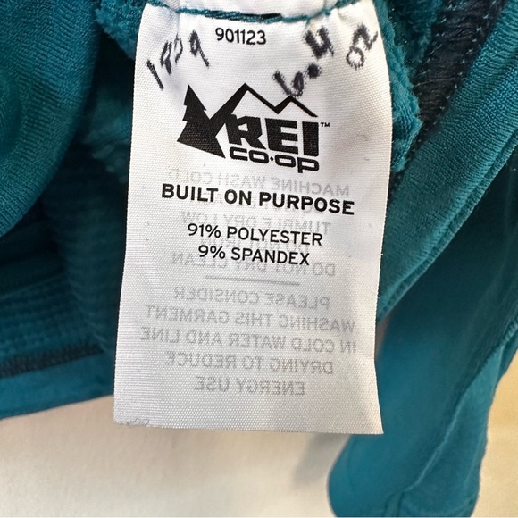REI Turquoise Quarter-Zip Pullover Athletic Jacket - Picture 6 of 9